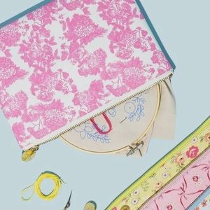 Stoney Clover Lane x Love Shack Fancy Flat Pouch